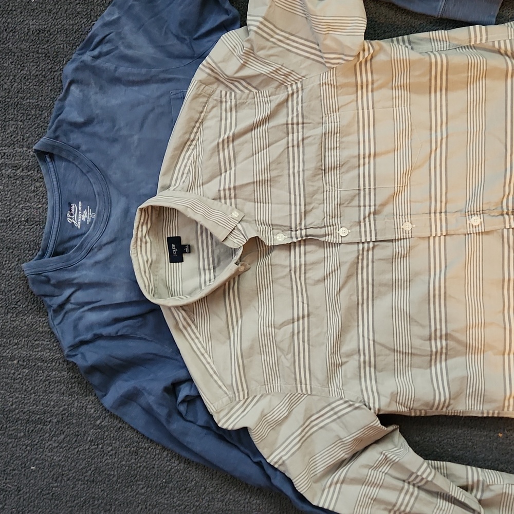 Two J. Crew mens shirts